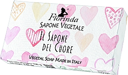 Mydło naturalne, różne serduszka - Florinda Vegetal Soap  — Zdjęcie N1