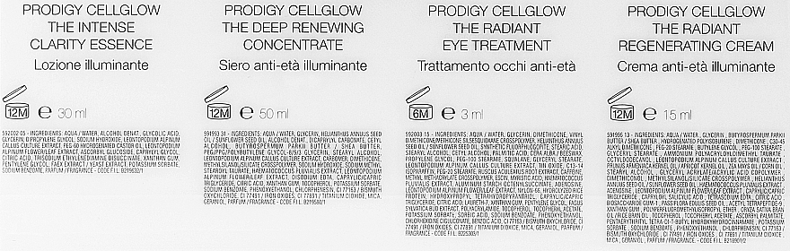 Zestaw do pielęgnacji twarzy - Helena Rubinstein Prodigy Cellglow (conc/50ml + essence/30ml + balm/3ml + cr/15ml + pouch) — Zdjęcie N3