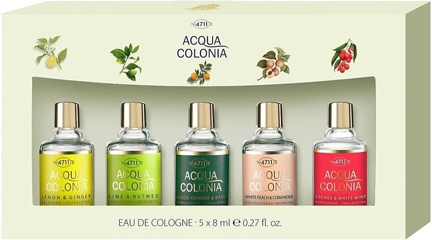 Maurer & Wirtz 4711 Acqua Colonia Mini Set - Zestaw (edc/5x8ml) — Zdjęcie N1