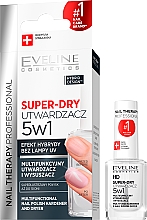 Multifunkcyjny utwardzacz i wysuszacz 5 w 1 - Eveline Cosmetics Nail Therapy Professional — Zdjęcie N1