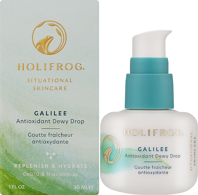 Antyoksydacyjne nawilżające serum do twarzy - HoliFrog Galilee Antioxidant Dewy Drop — Zdjęcie N2