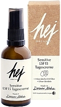 Lekki krem do twarzy na dzień - Hej Organic Sensitive Day Cream SPF 15 — Zdjęcie N1