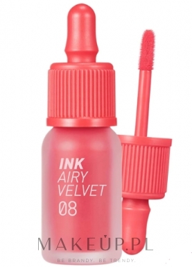 Tint do ust - Peripera Ink Airy Velvet Lip Tint — Zdjęcie 08 - Pretty Orange Pink