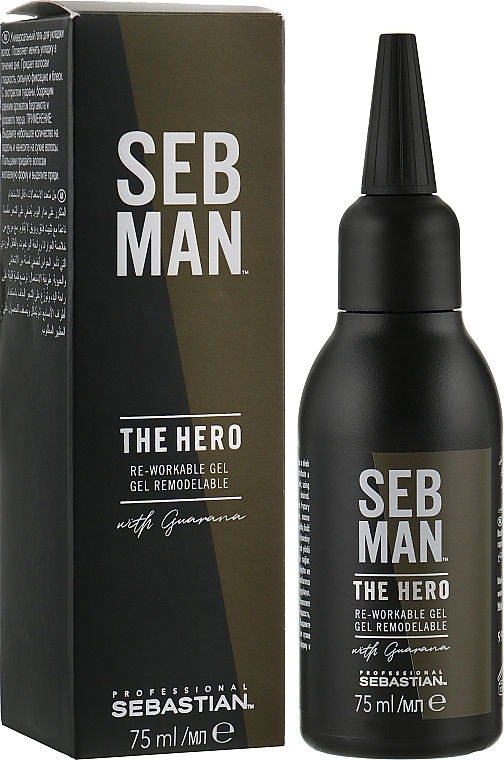 Uniwersalny żel do stylizacji włosów dla mężczyzn - Sebastian Professional Seb Man The Hero — Zdjęcie N8
