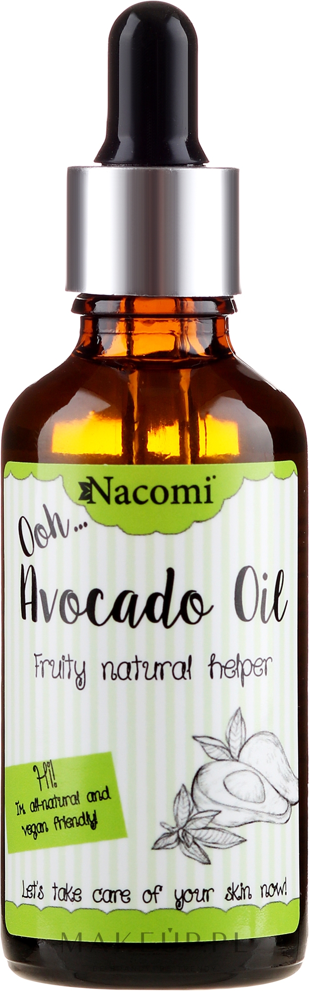 Olej z awokado z pipetą - Nacomi Avocado Oil — Zdjęcie 50 ml