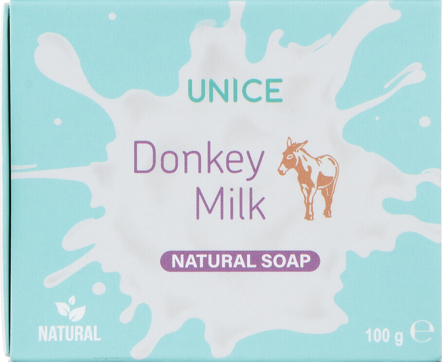 Naturalne mydło z oślego mleka - Unice Donkey Milk Natural Soap — Zdjęcie N1