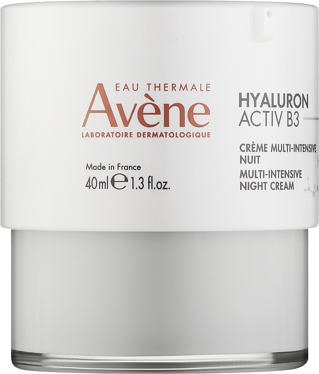 Multiintensywny krem do twarzy na noc - Avene Hyaluron Activ B3 Multi-Intensive Night Cream — Zdjęcie N1