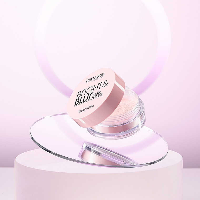 Rozjaśniająco-wygładzający sypki puder do twarzy - Catrice Bright & Blur Loose Powder — Zdjęcie N8