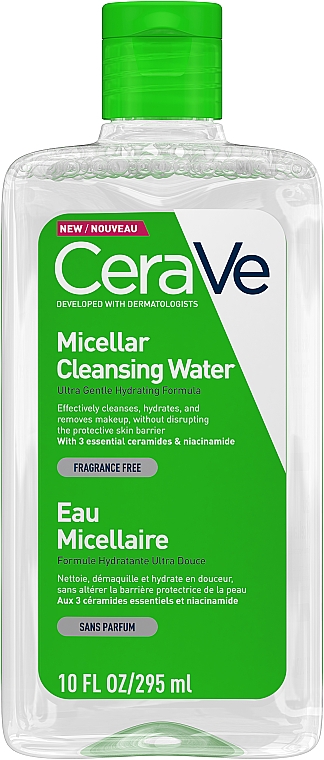 Nawilżająca woda micelarna do każdego typu skóry - CeraVe Micellar Cleansing Water — Zdjęcie N1