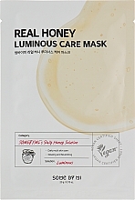 Miodowa maseczka do twarzy - Some By Mi Real Honey Luminous Care Mask — Zdjęcie N1