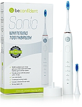 Kup Elektryczna szczoteczka soniczna, biało złota - Beconfident Sonic Whitening Electric Toothbrush White/Rose Gold