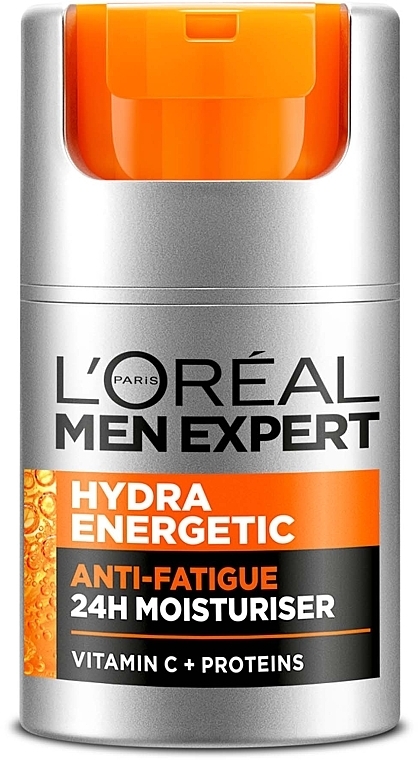 Nawilżający krem przeciw oznakom zmęczenia - L'Oreal Paris Men Expert Hydra Energetic Anti-Fatigue Moisturiser