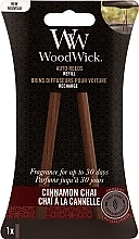Kup Pałeczki zapachowe do samochodu (uzupełnienie) - Woodwick Cinnamon Chai Auto Reeds Refill