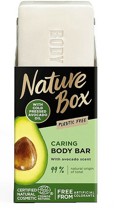 Żel pod prysznic w kostce z olejkiem awokado - Box Body Bar With Avocado Oil — Zdjęcie N1