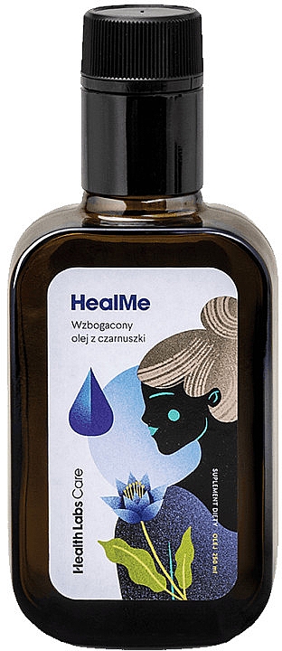 Zimnotłoczony olej z czarnuszki - Health Labs Care 4US HealMe — Zdjęcie N1