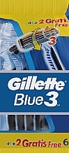 Zestaw jednorazowych maszynek do golenia, 4 szt. - Gillette Blue 3 — Zdjęcie N1