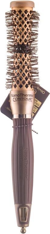 Szczotka termiczna, 22 mm - Olivia Garden Nano Thermic Ceramic + Ion Thermic Contour Thermal d 22 — Zdjęcie N1