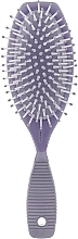 Szczotka do masażu 10-rzędowa, liliowa - Titania — Zdjęcie N1
