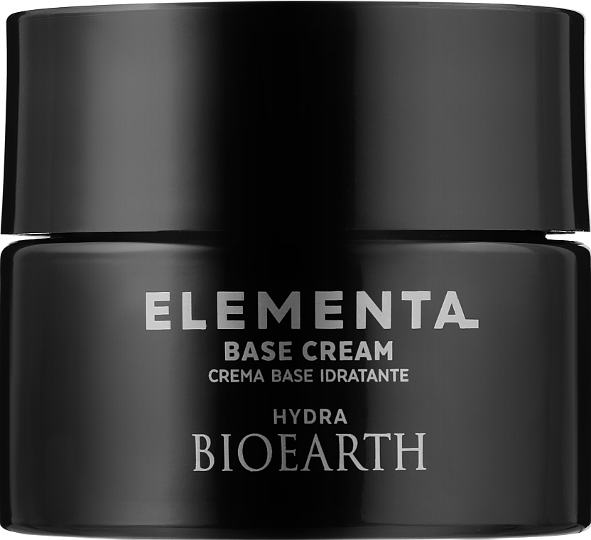 Nawilżający krem ​​do twarzy na bazie oliwy z oliwek - Bioearth Elementa Base Cream Hydra
