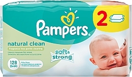 Kup Chusteczki dla niemowląt Natural Clean, 128 szt. - Pampers