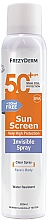 Bezbarwny spray do opalania SPF 50+ - Frezyderm Sun Screen Invisible Spary — Zdjęcie N1