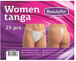 Kup Jednorazowe stringi, białe - Beautyfor Women Tanga