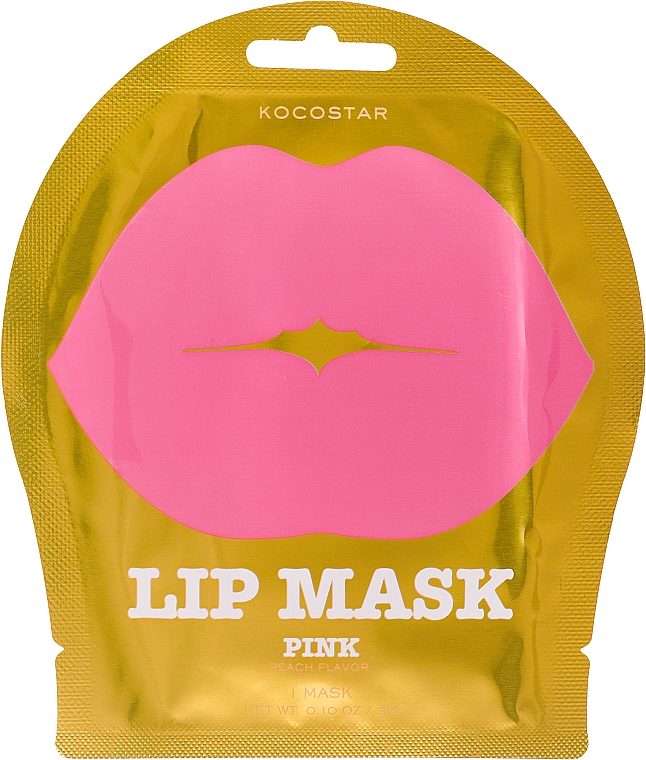 Hydrożelowa maska ​​na usta - Kocostar Lip Mask Pink — Zdjęcie N1