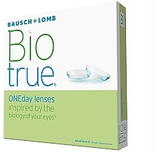 PRZECENA! Soczewki kontaktowe, promień 8.6, 90 szt. - Bausch & Lomb Biotrue Oneday Lenses * — Zdjęcie N1