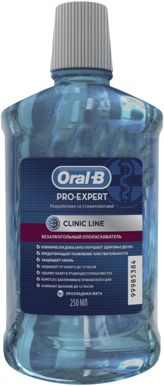 Bezalkoholowy płyn do płukania jamy ustnej - Oral-B Pro-Expert Clinic Line — Zdjęcie N1