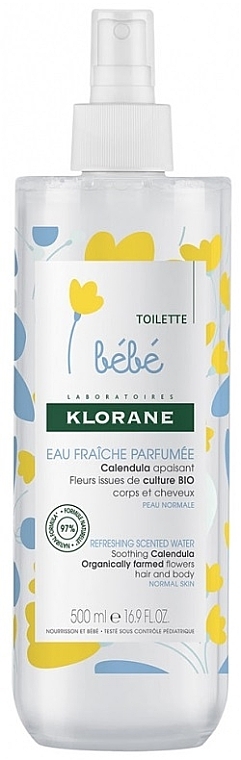 Woda toaletowa - Klorane Baby Refreshing Scented Water — Zdjęcie N1