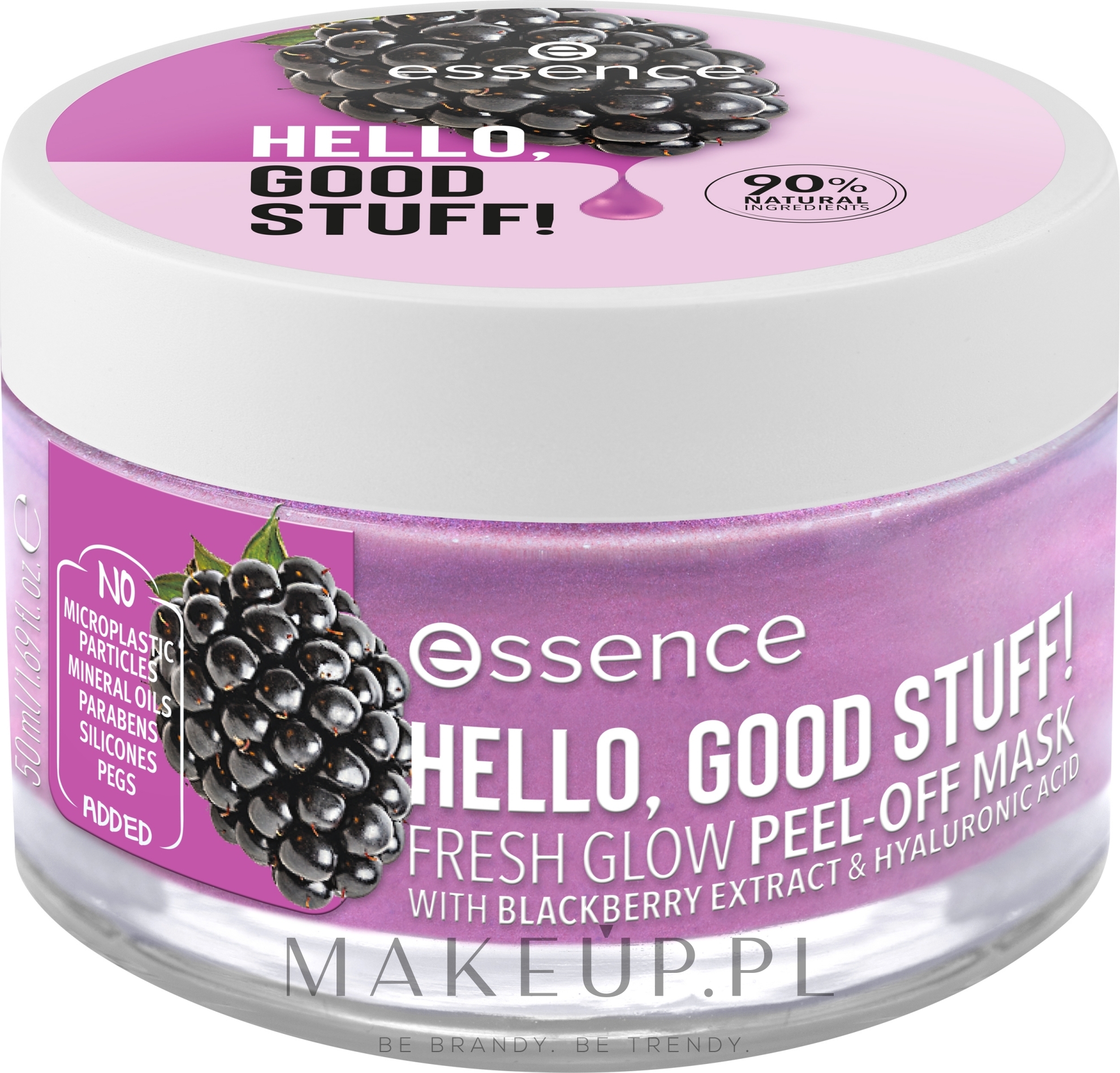 Maska ​​do twarzy - Essence Hello, Good Stuff! Fresh Glow Peel-Off Mask — Zdjęcie 50 ml