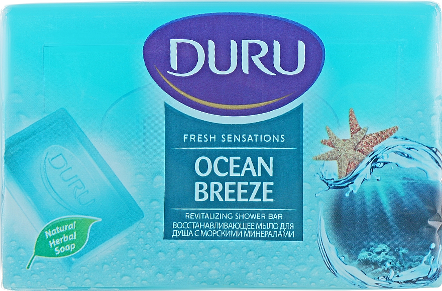 Mydło w kostce Oceaniczna bryza - Duru Fresh Sensations Ocean Breeze Soap — Zdjęcie N3