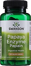 Kup Suplement diety Enzym z papai 500 mg, 100 szt. - Swanson Papain Papaya Enzyme