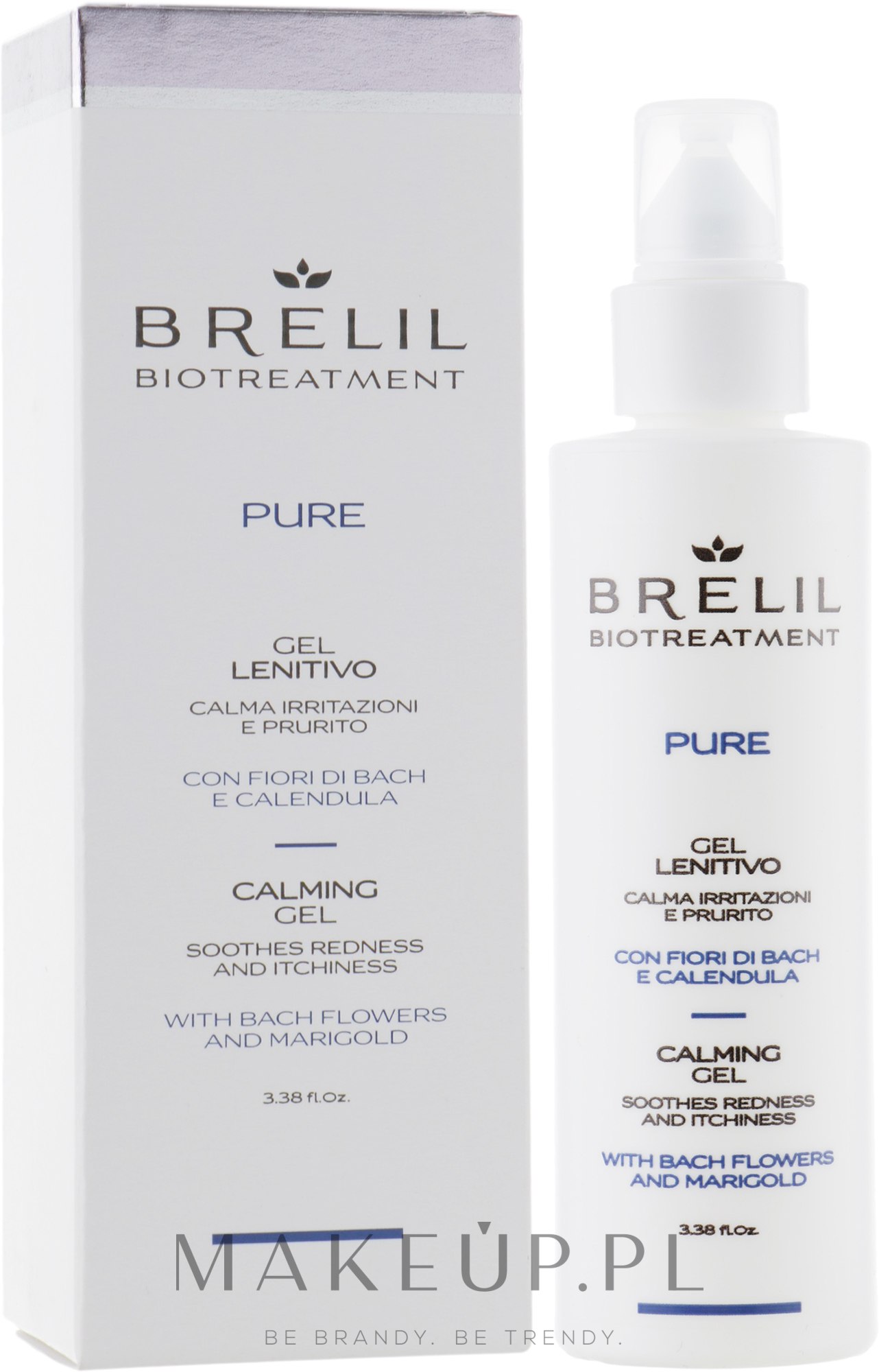 Kojący żel do skóry głowy wyciszający podrażnienia i swędzenie - Brelil Bio Traitement Pure Calming Gel — Zdjęcie 100 ml
