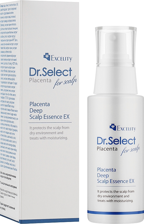 Esencja stymulująca wzrost włosów - Dr. Select Excelity Placenta Deep Scalp Essence EX — Zdjęcie N2