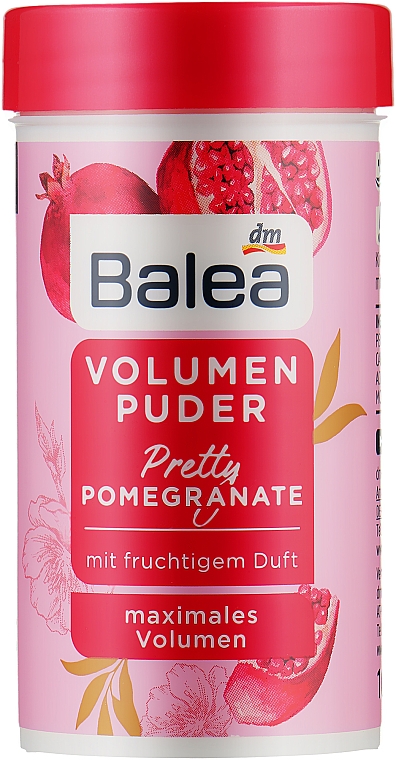 Puder zwiększający objętość włosów - Balea Volume Pretty Pomegranate Powder