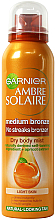 Samoopalacz do ciała w sprayu - Garnier Ambre Solaire No Streaks Bronzer Medium Self Tan Body Mist — Zdjęcie N2