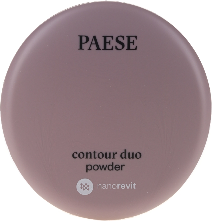 Podwójny puder do konturowania twarzy - Paese Contour Duo Powder