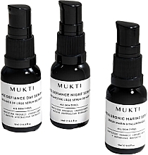 Kup Zestaw - Mukti Organics Age Defiance Mini Collection (serum/15ml*3)