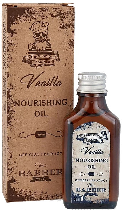 Olejek do odżywiania i nadawania blasku brodzie - The Inglorious Mariner Vanilla Nourishing Beard Oil — Zdjęcie N1
