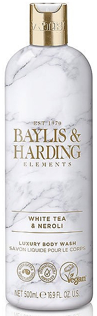 Żel pod prysznic Biała herbata i neroli - Baylis & Harding Elements White Tea & Neroli Luxury Body Wash — Zdjęcie N1