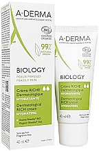 Kup Bogaty krem nawilżający do twarzy - A-Derma Biology Organic Rich Moisturizing Cream