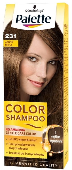PRZECENA! Szampon koloryzujący - Palette Color Shampoo * — Zdjęcie 231 - Light Brown