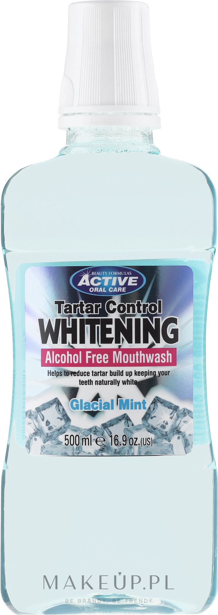 Wybielający płyn do płukania jamy ustnej - Beauty Formulas Active Oral Care Tartar Control Whitening Antibacterial Mouthwash — Zdjęcie 500 ml