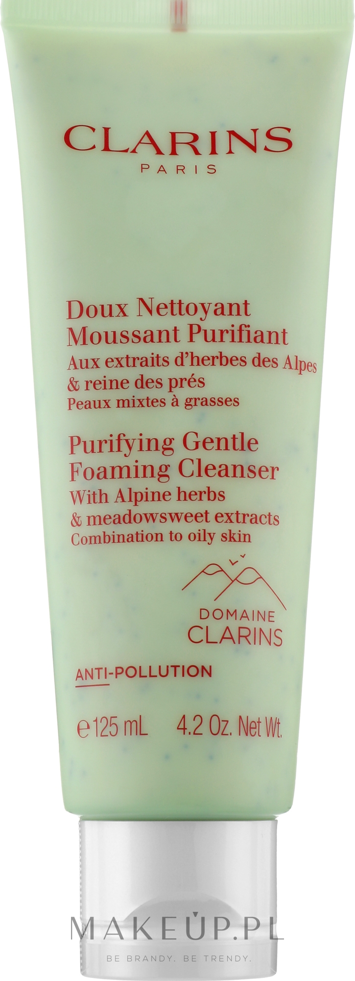 Pianka do mycia twarzy z ziołami alpejskimi - Clarins Purifying Gentle Foaming Cleanser With Alpine Herbs — Zdjęcie 125 ml
