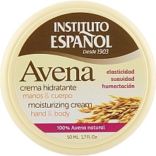 Nawilżający krem do rąk i ciała - Instituto Espanol Avena Moisturizing Cream Hand & Body — Zdjęcie N3