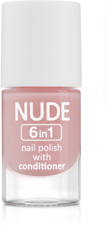 Lakier do paznokci - Ados Nude 6in1 Nail Polish With Conditioner
