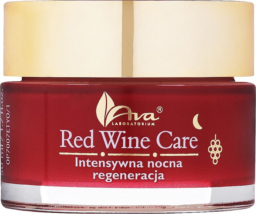 Krem na noc do skóry dojrzałej - AVA Laboratorium Red Wine Care Intensive Night Repair Cream — Zdjęcie N1