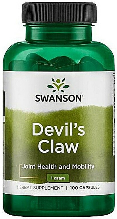 Suplement diety Czarci pazur, 500 mg - Swanson Devil's Claw — Zdjęcie N1