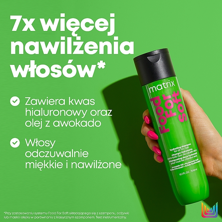 PRZECENA! Nawilżający szampon do włosów - Matrix Food For Soft Hydrating Shampoo * — Zdjęcie N4